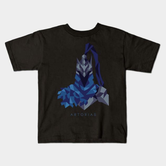 Artorias of the Abyss Kids T-Shirt by nahamut